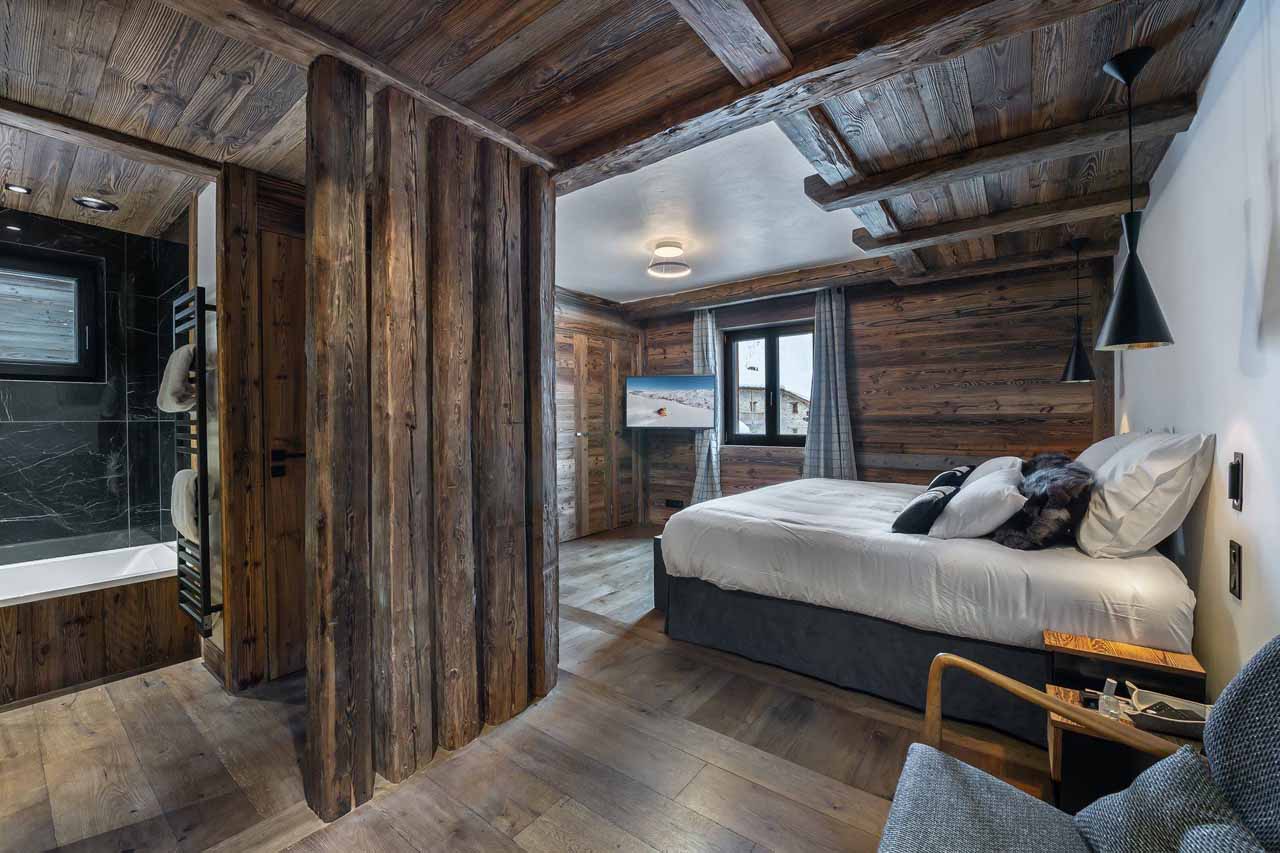Bedroom one at Apartment Snowy Breeze in Val d'Isere
