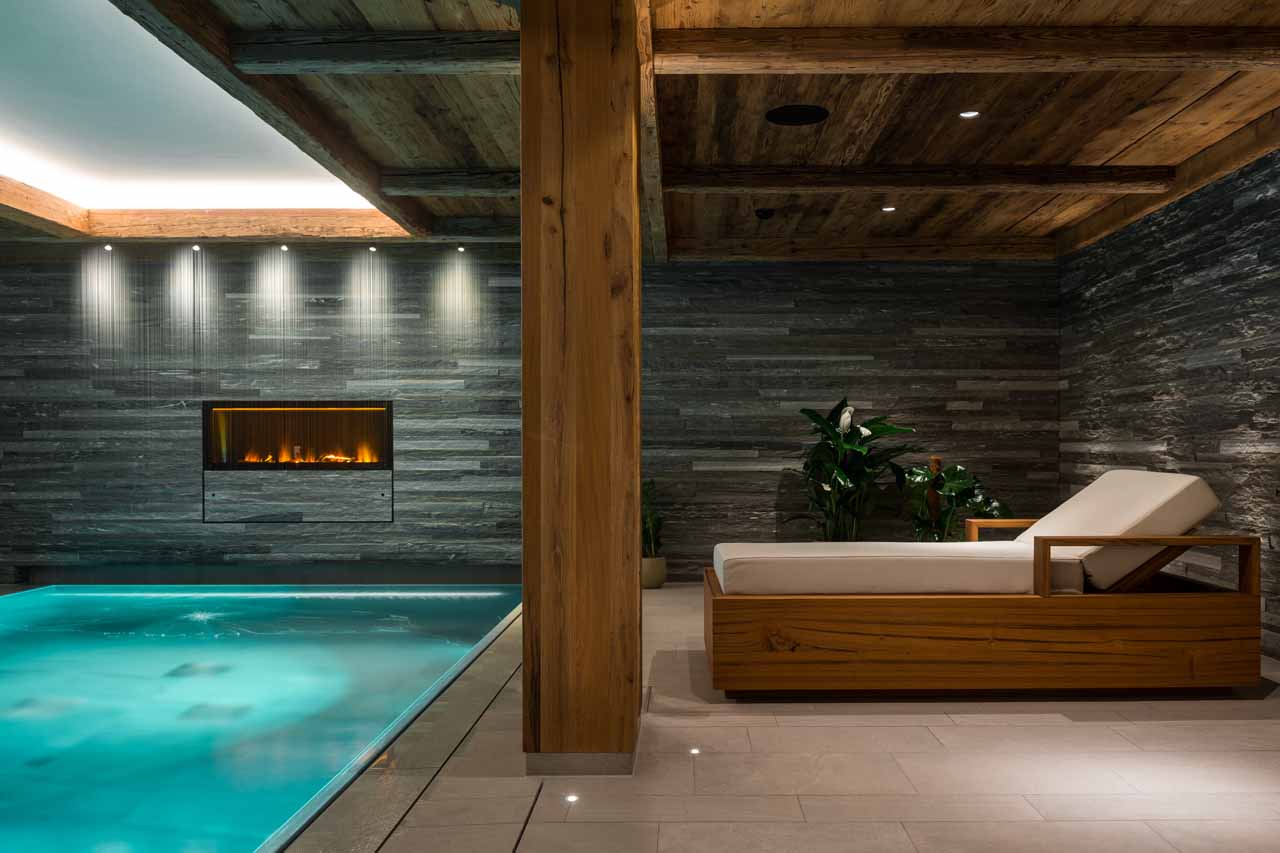 Pool at Chalet Arula 1 in Lech