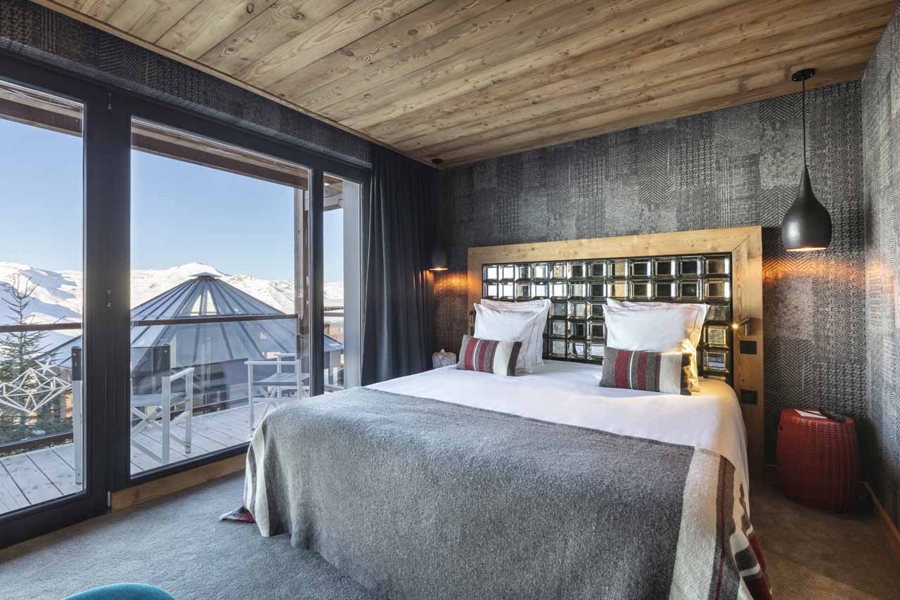 Bedroom two at Chalet Golden Jubilee in Val Thorens