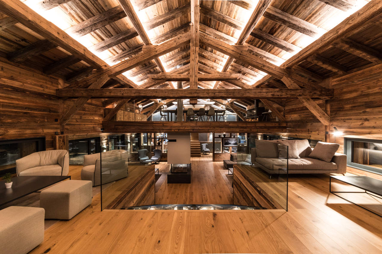 Relax in living area of Chalet Joux Plane in Morzine