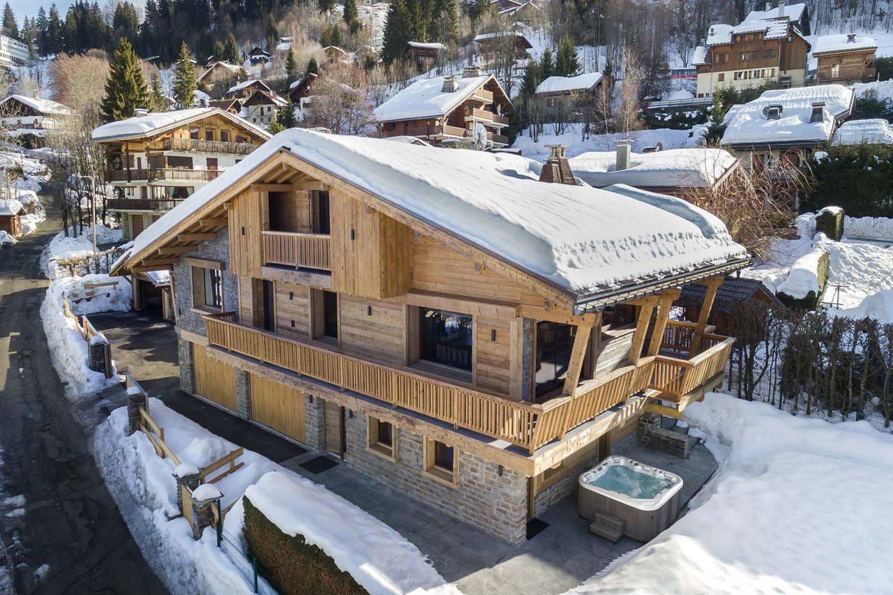 Exterior of Chalet Lamartine in Megeve