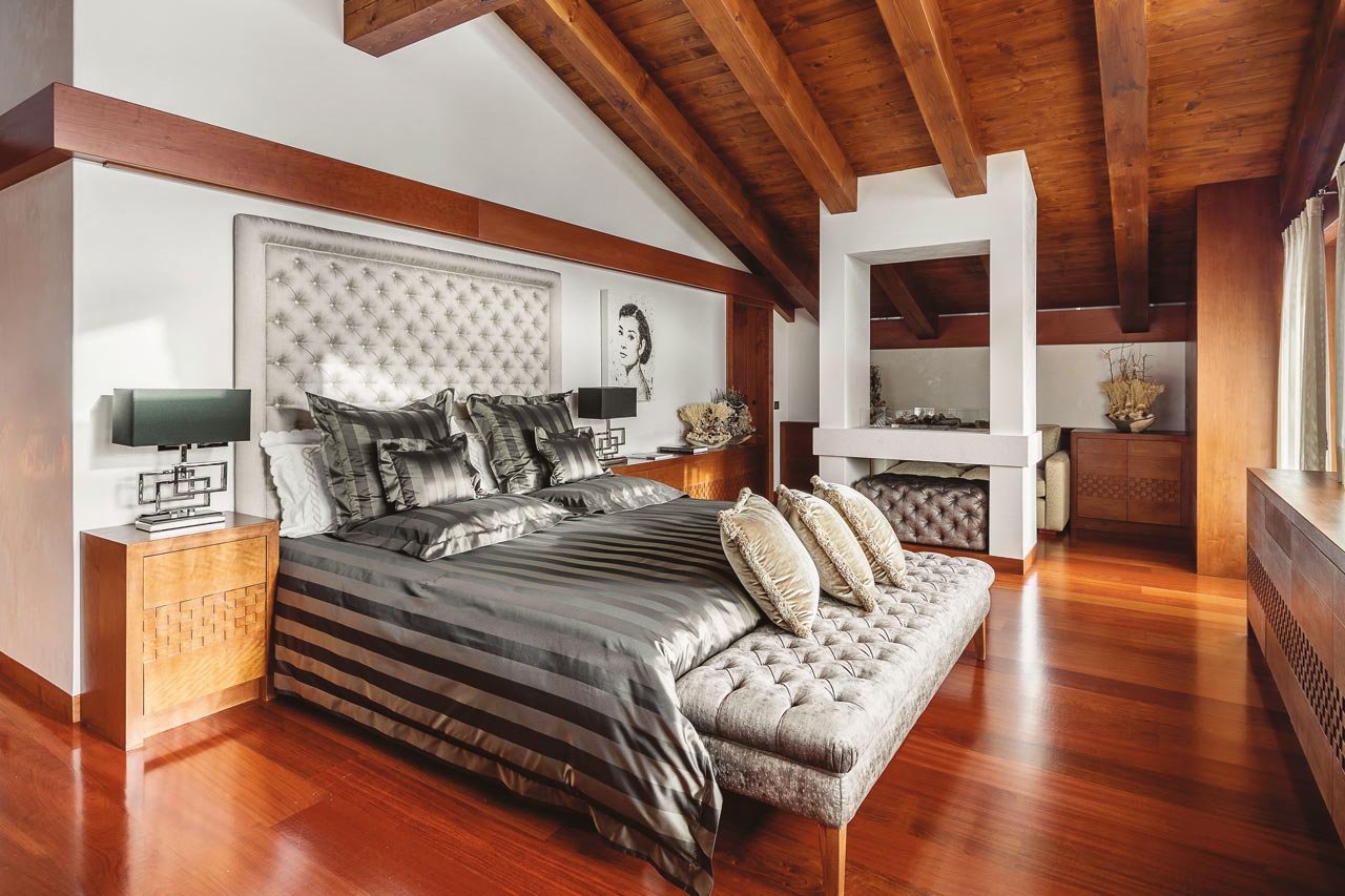 Bedroom one at Chalet LV | 01 in Cortina