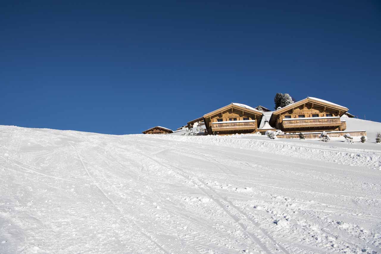 Ski-in/ski-out access at Chalet Mimi in Oberlech