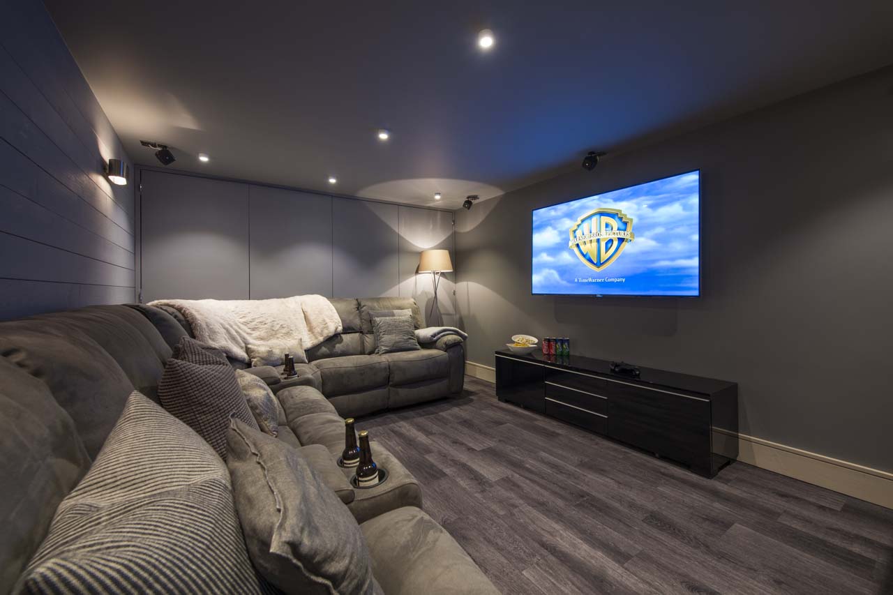 Cinema room at Chalet Pont du Cam in Meribel