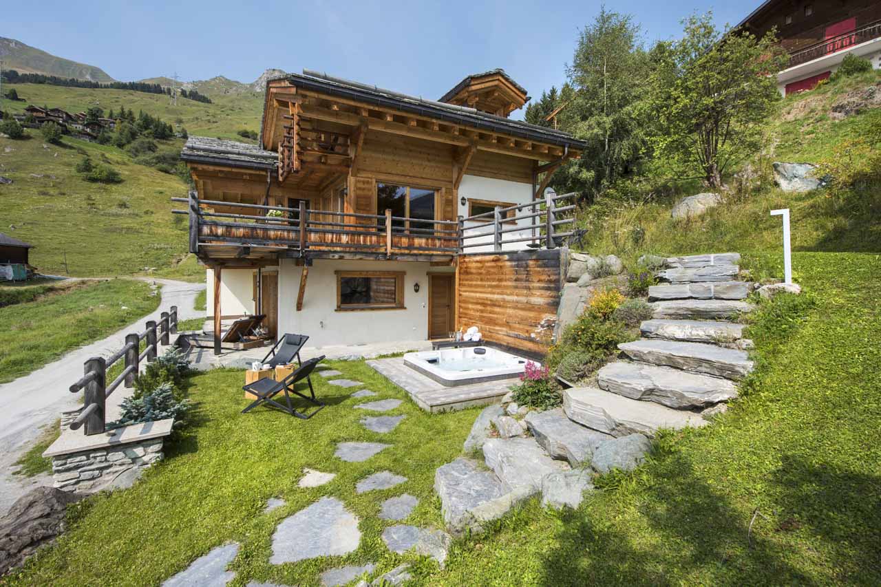 Exterior of Chalet Rock in Verbier