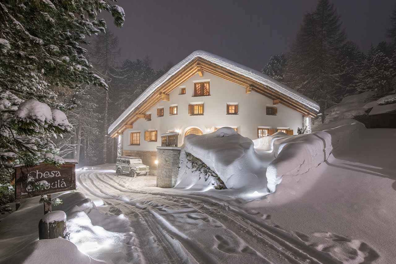 Front view of Chesa El Toula in St Moritz