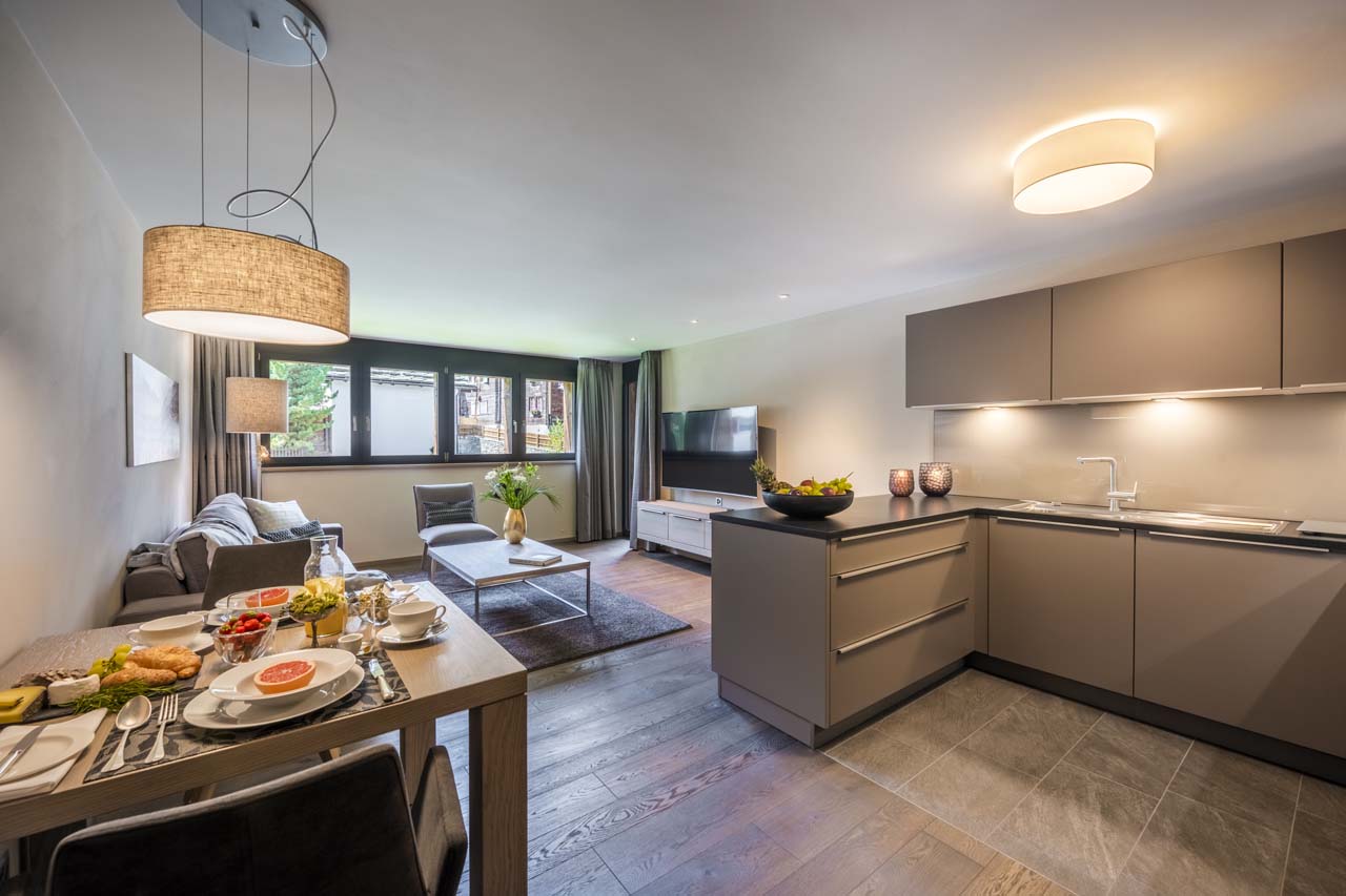 Space for two people in Christiania Apartment 4 in Zermatt