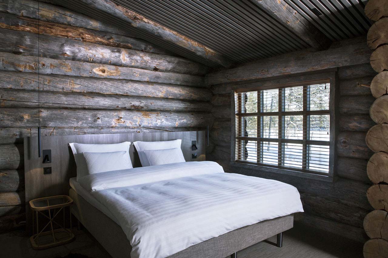 Presidential suite at Javri Lodge in Finland