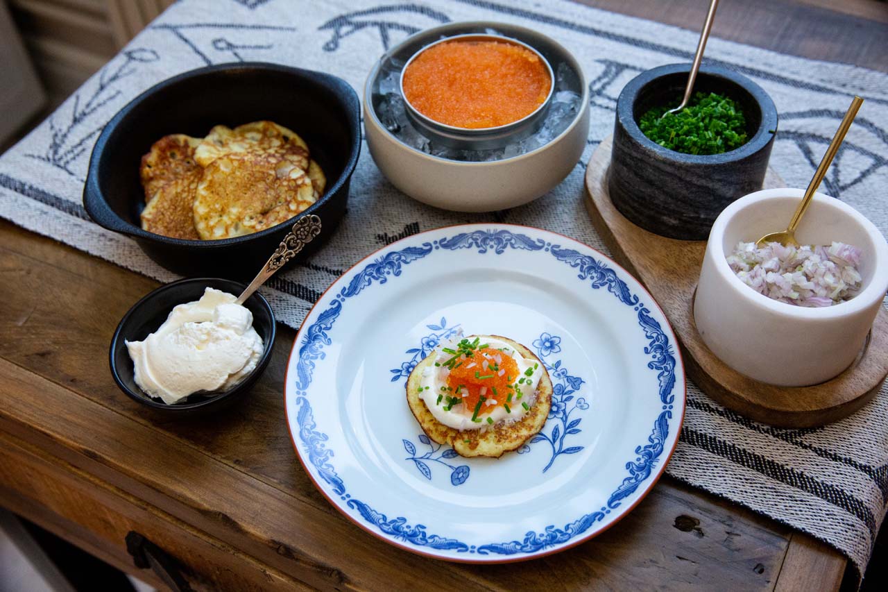 Cuisine at Loggers Lodge in Sweden