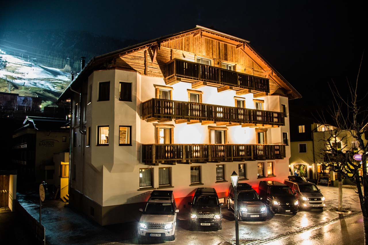 Exterior of Montfort Lodge in St Anton