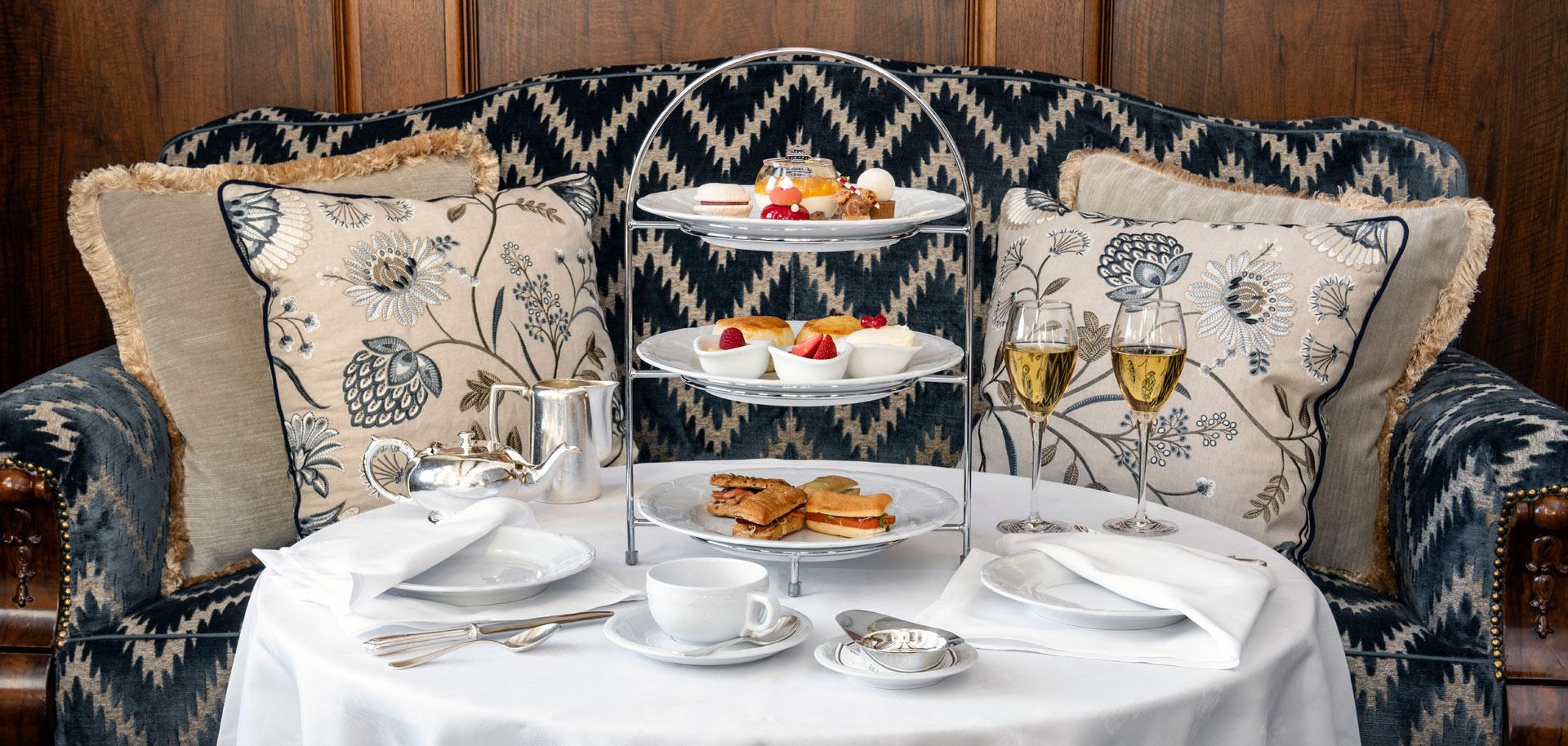 Suvretta House afternoon tea in St Moritz