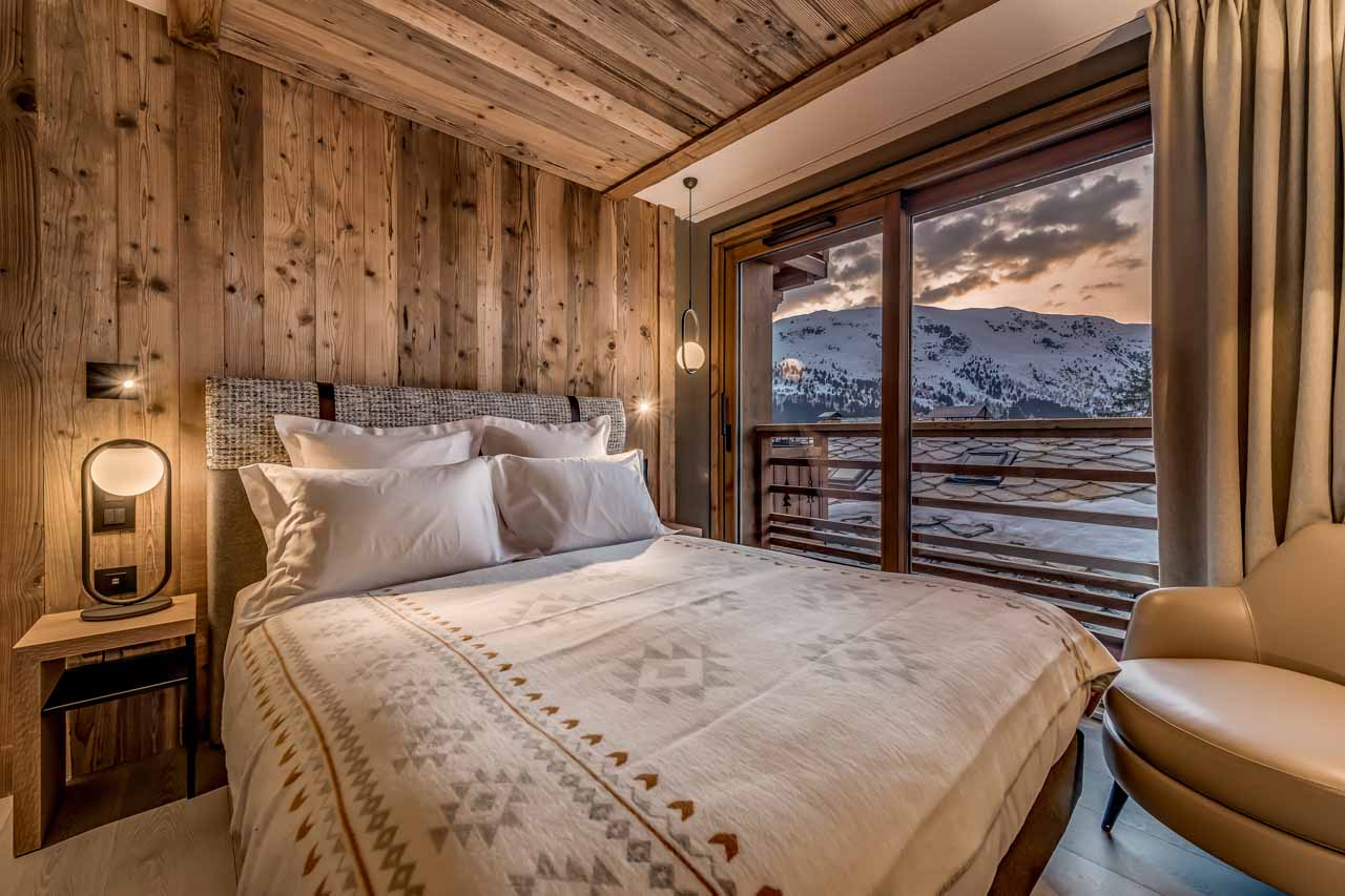 Bedroom one at Apartment Josanne in Meribel