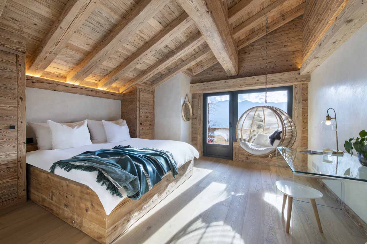 Bedroom three at Apartment Madelia in Verbier