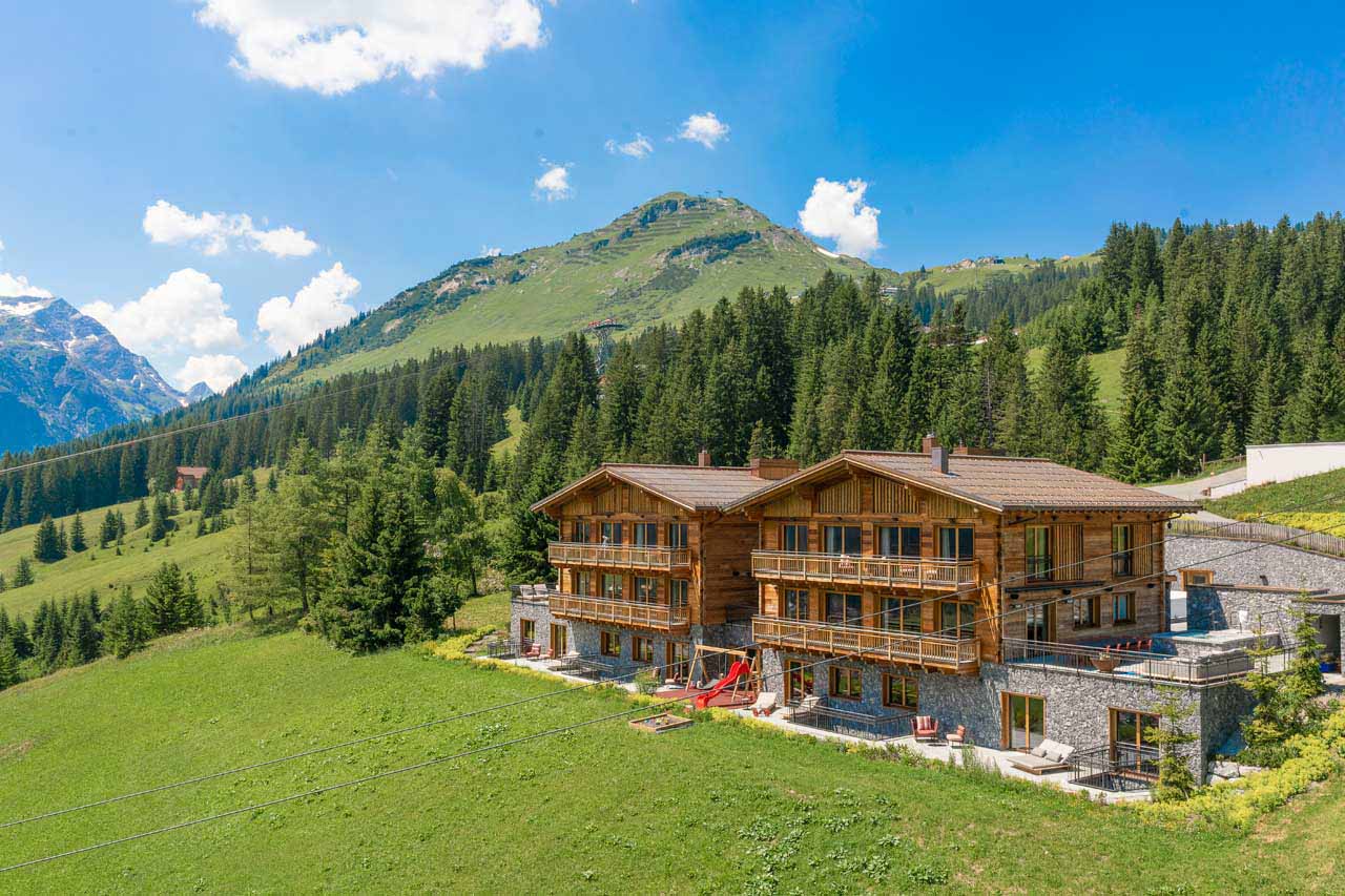 Luxury summer chalets in Austrian Alps