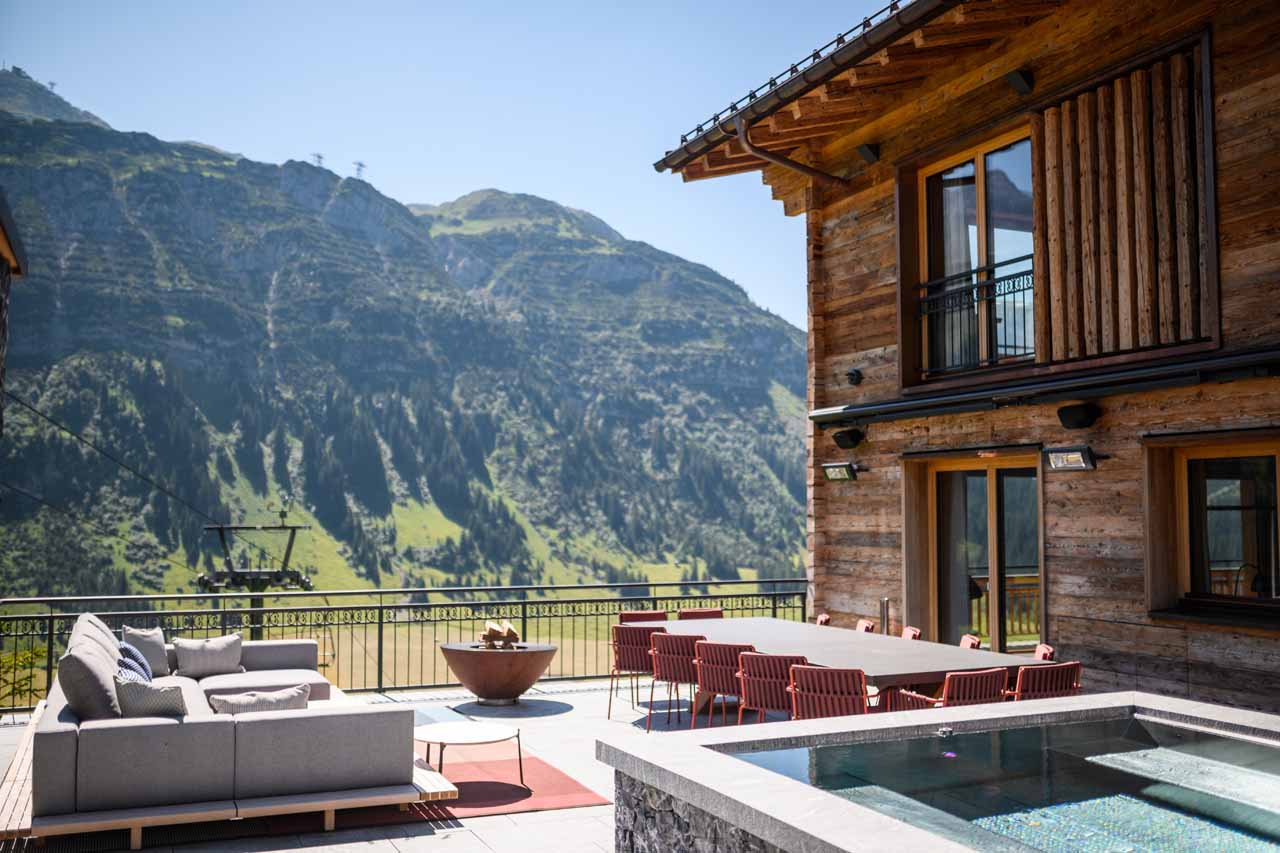 Exterior of Chalet Arula 2 in Lech
