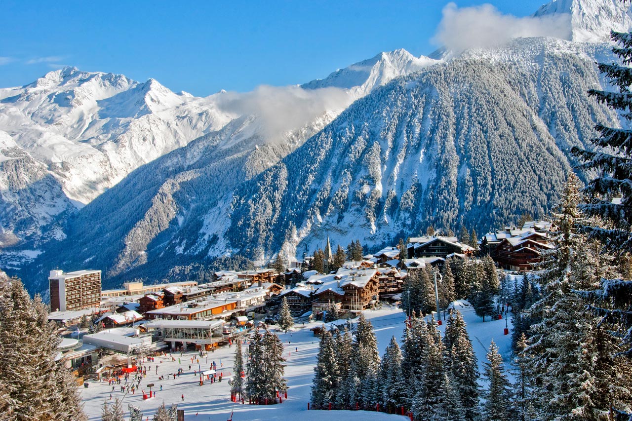 Centre of Courchevel 1850
