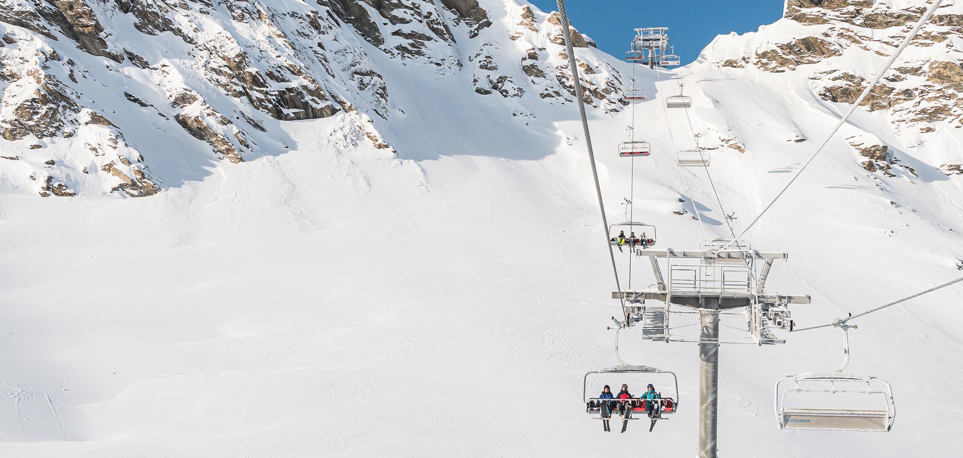 Chairlift in Val d'Isere