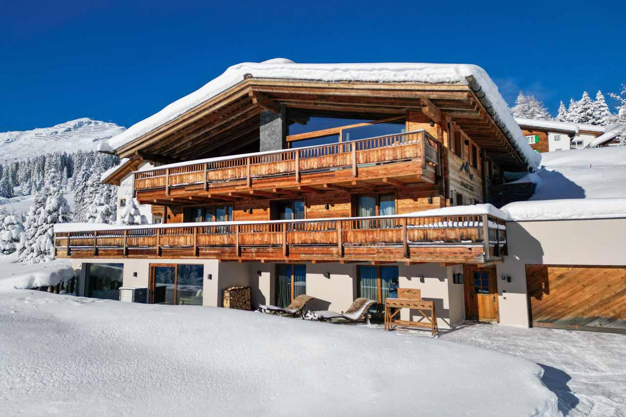 Exterior view of Chalet 1551 in Lech