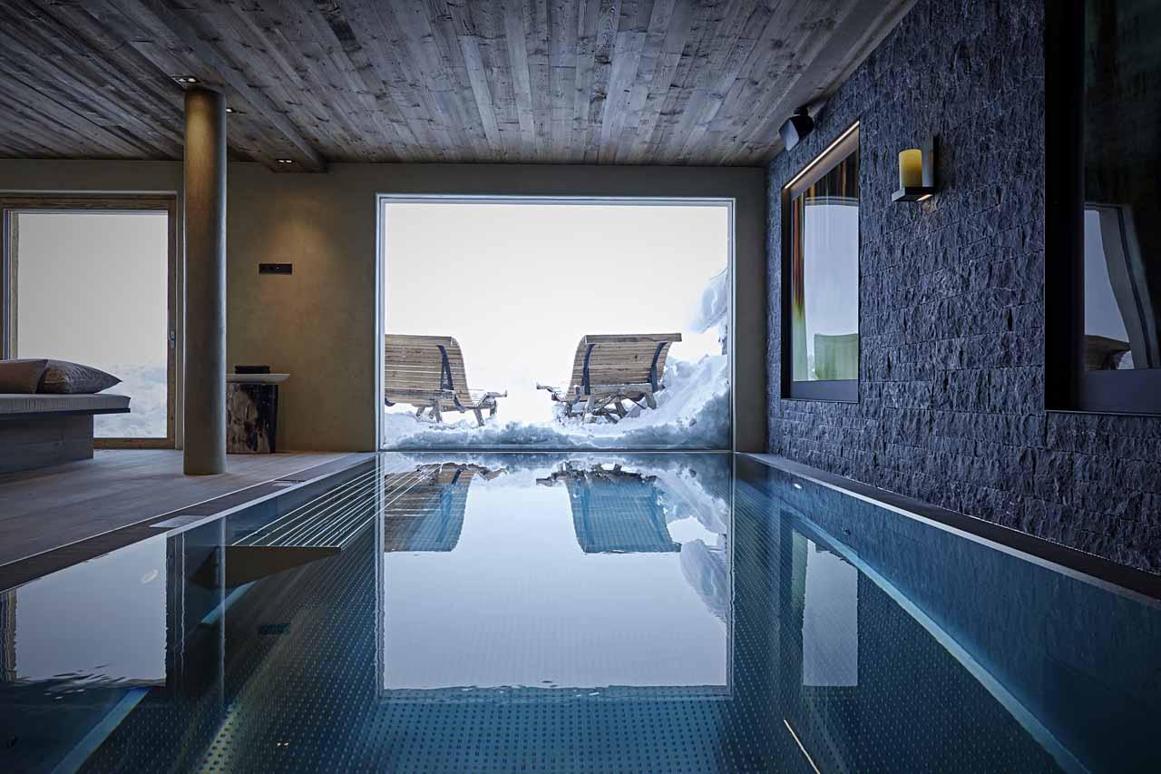Terrace area at Chalet 1551 in Lech