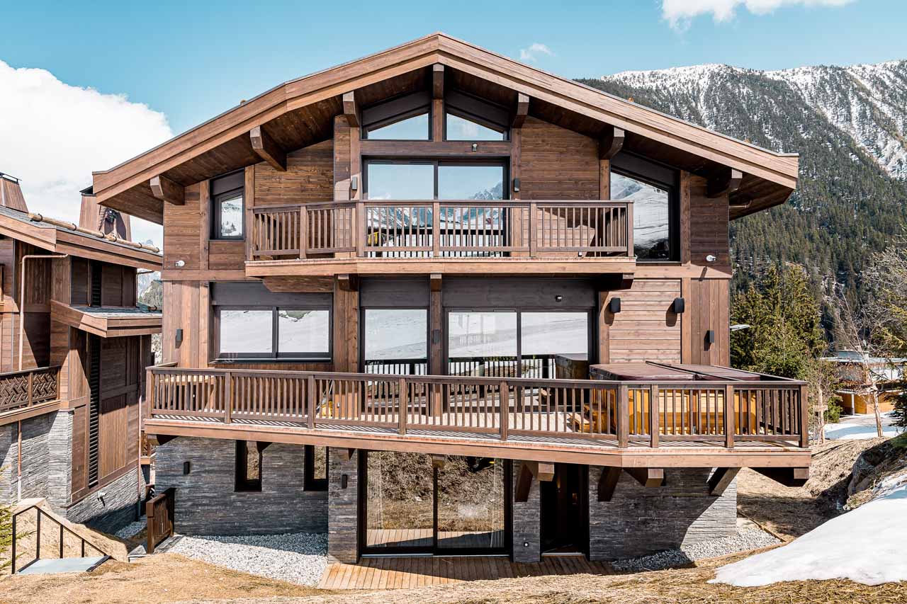 Exterior of Chalet Bacchus in Courchevel 1650