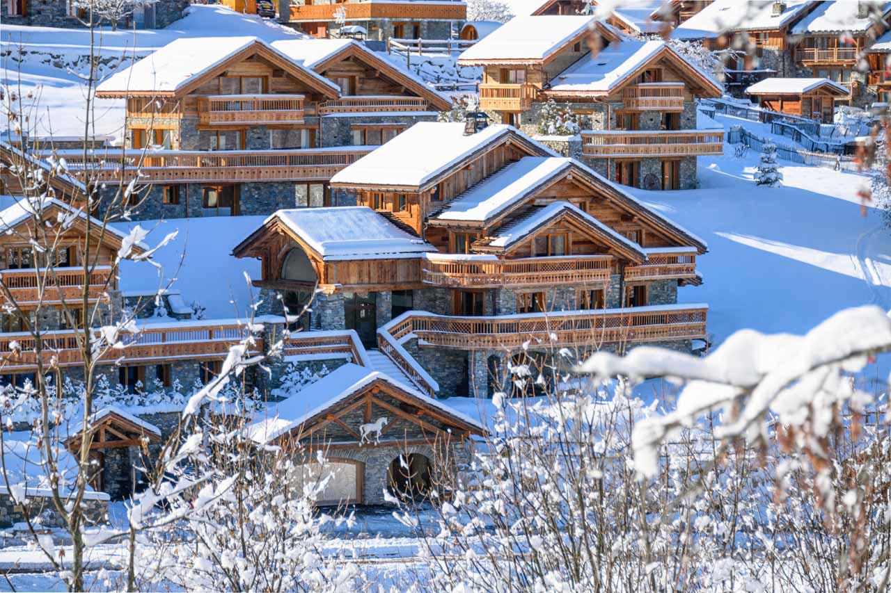 Exterior of Chalet Cheval Blanc in Meribel