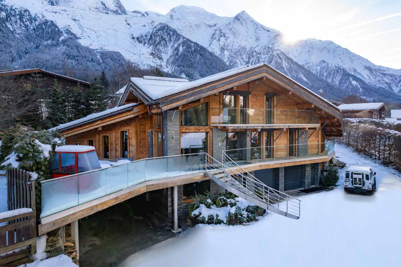 Exterior view of Chalet Couttet in Chamonix