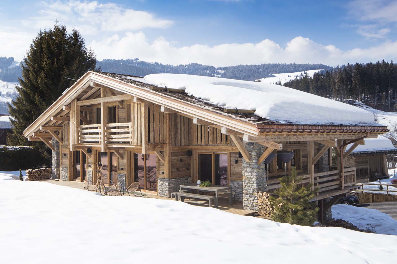 Chalet des Renards in Megeve exterior