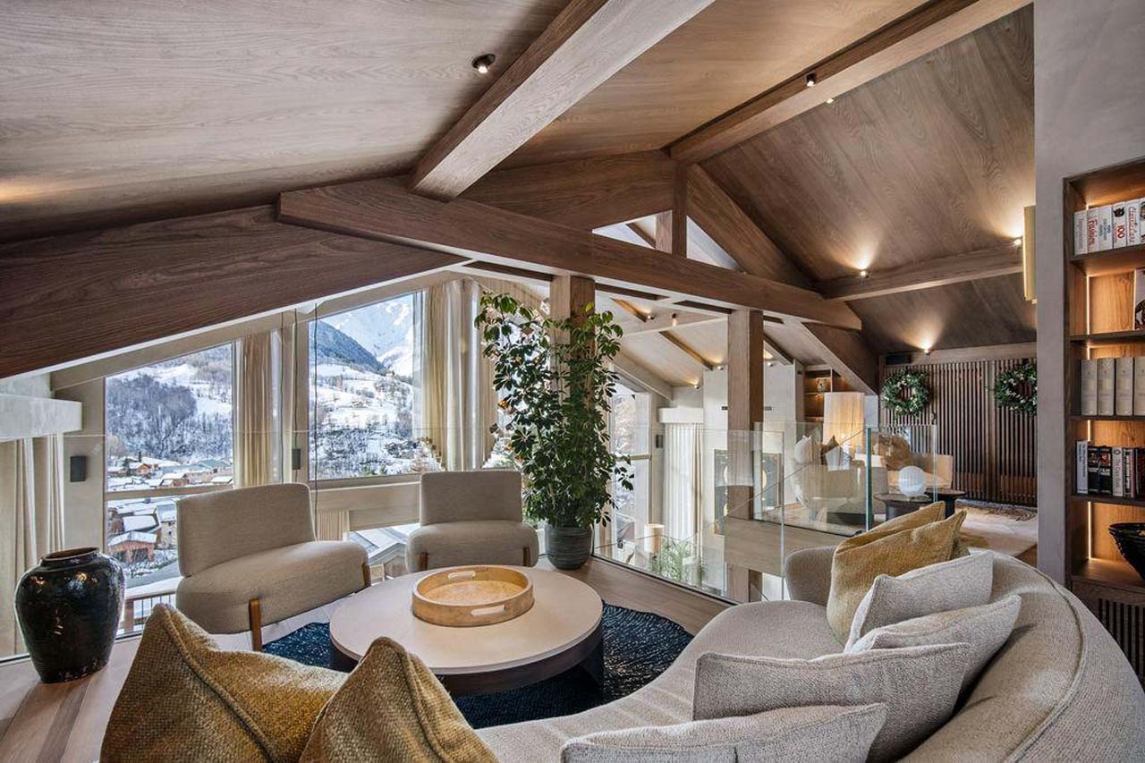 Chalet Escapade in St Martin de Belleville living area