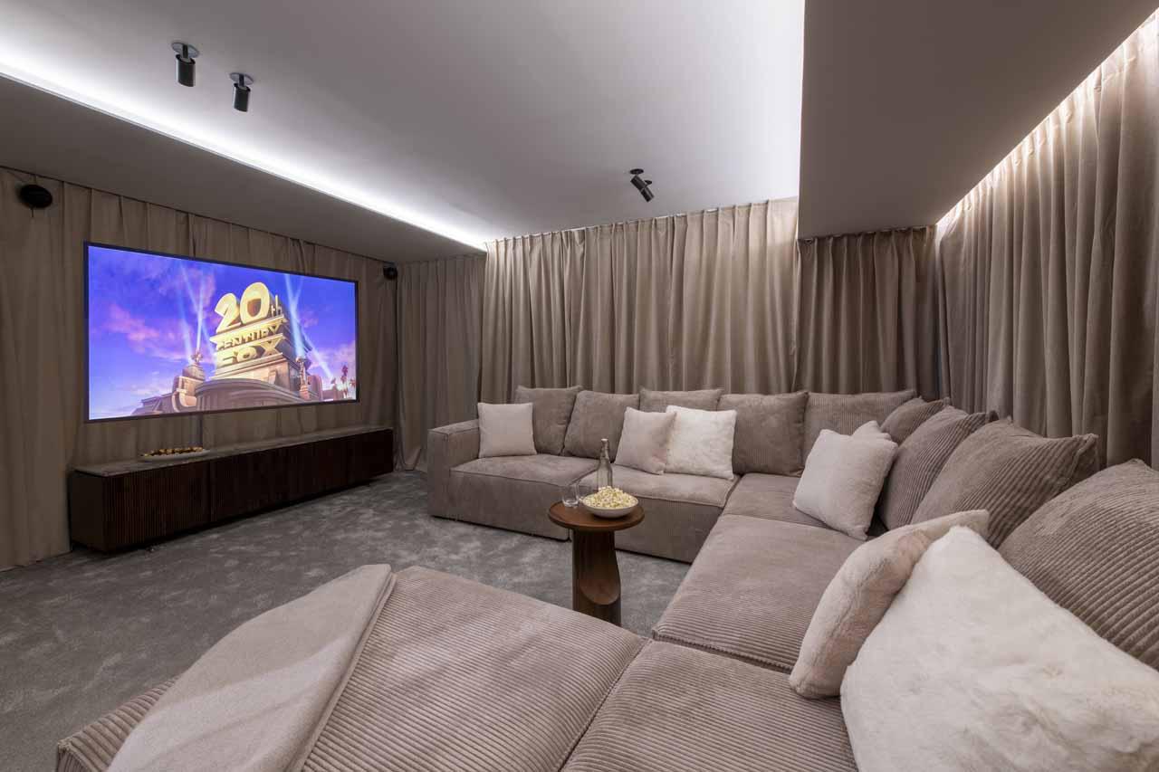 TV room at Chalet Kitsune in Val d'Isere