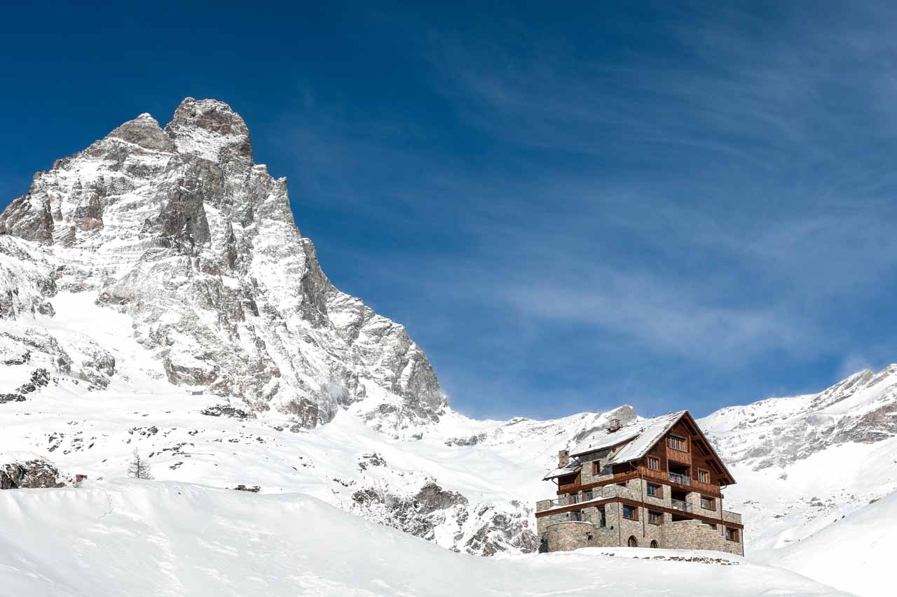 Exterior of Chalet La Fenice in Breuil-Cervinia