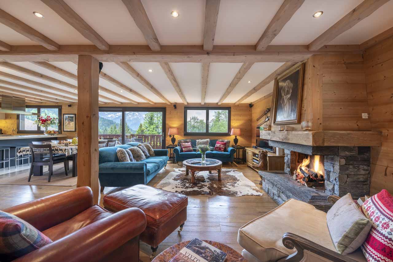 Living area at Chalet Melchior in Villars-sur-Ollon