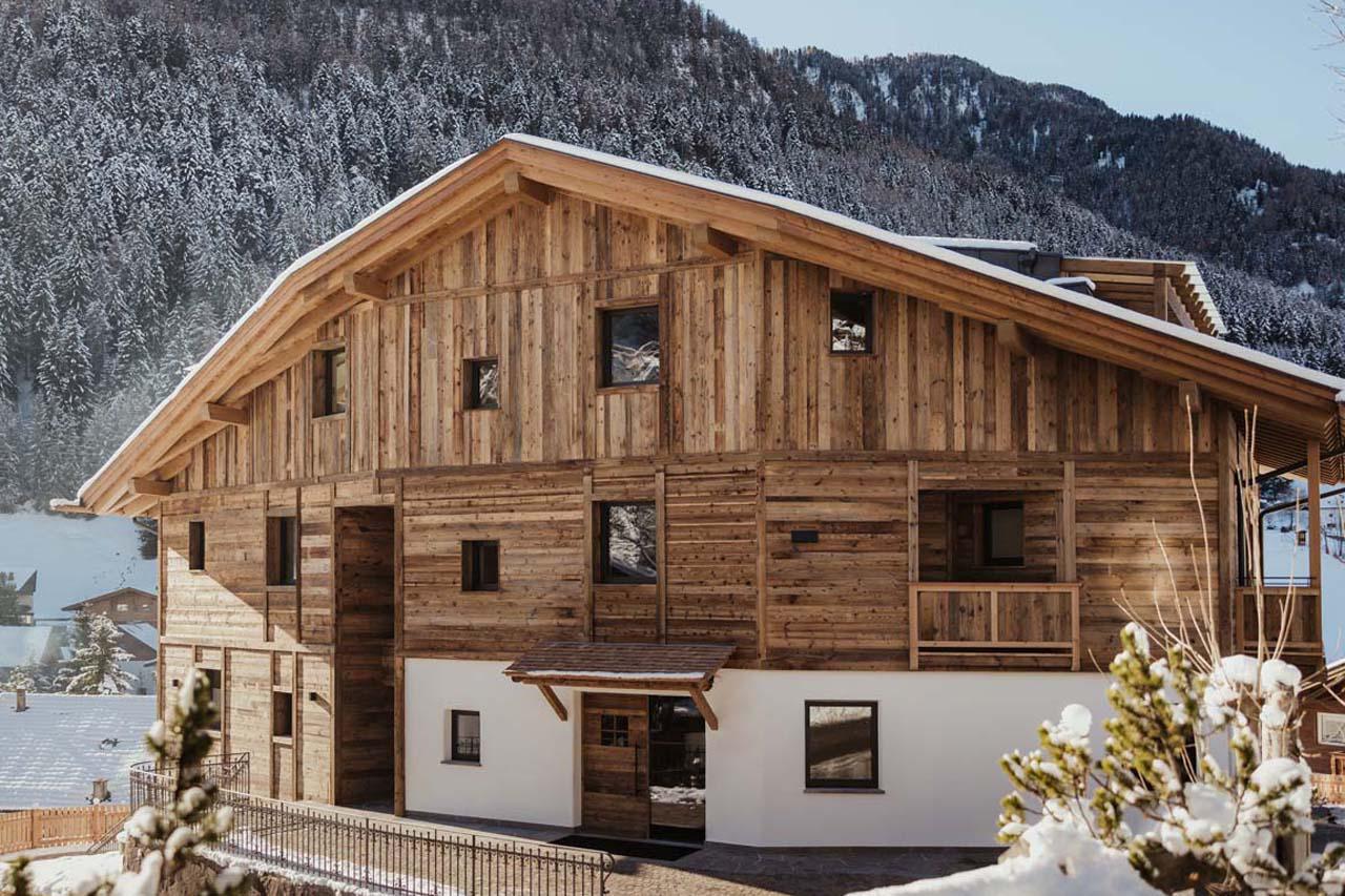 Exterior of Chalet Mile 1 in Val Gardena