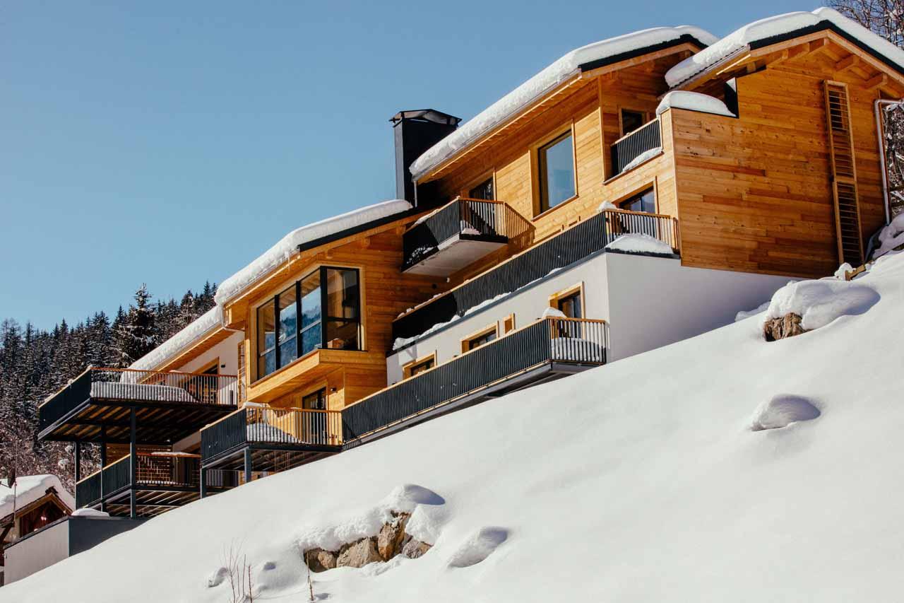 Exterior of Le Chalet Mont Blanc in Chamonix