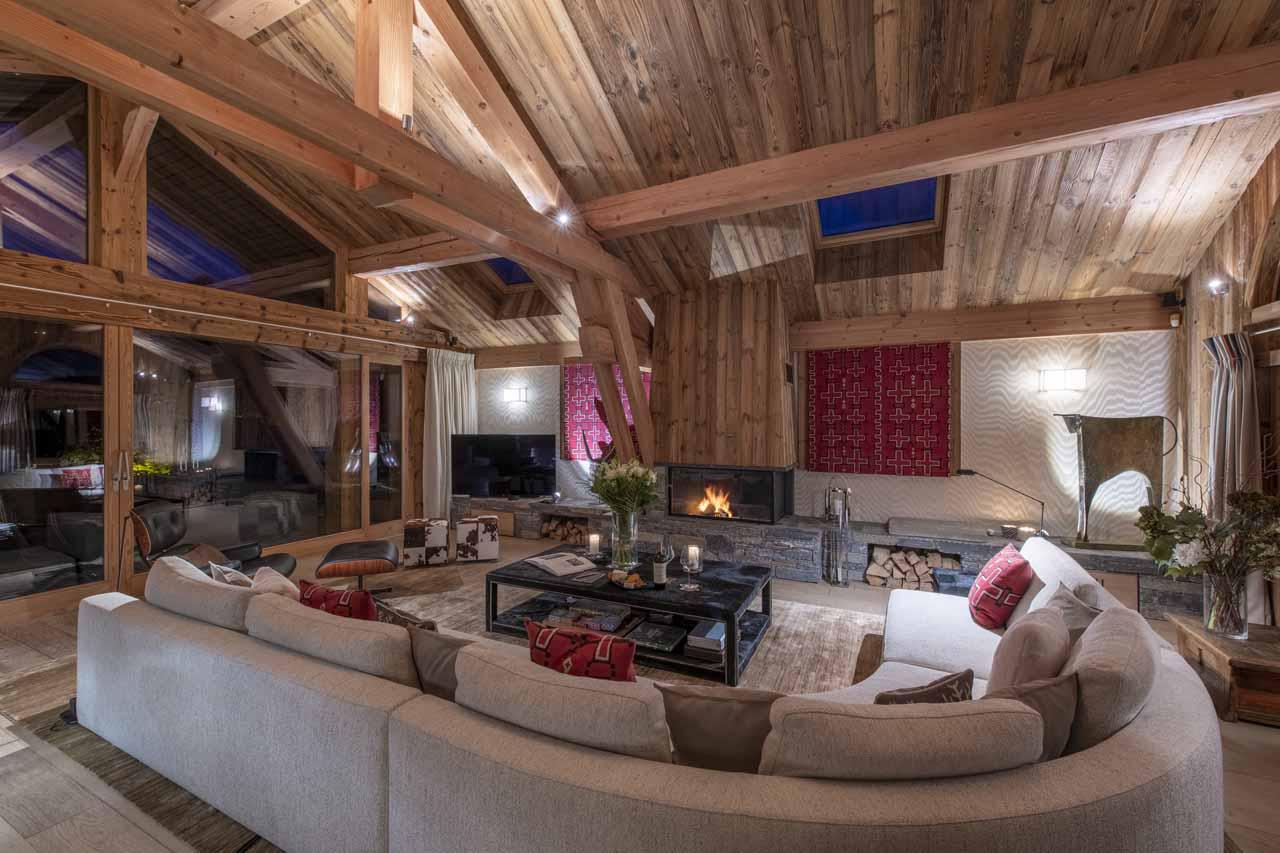 Living room of Mont Tremblant in Meribel