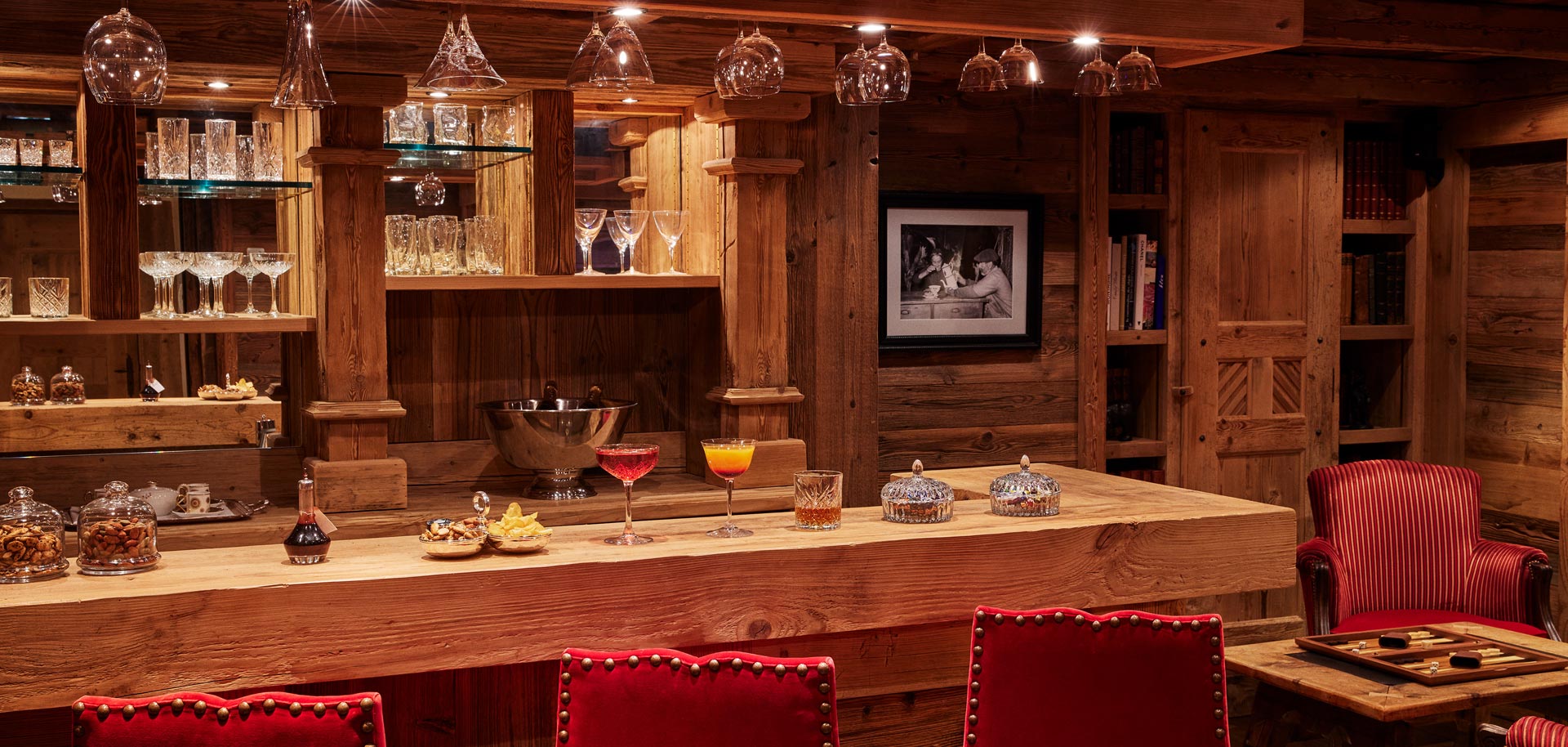 Bar at Chalet Ormello in Courchevel 1850