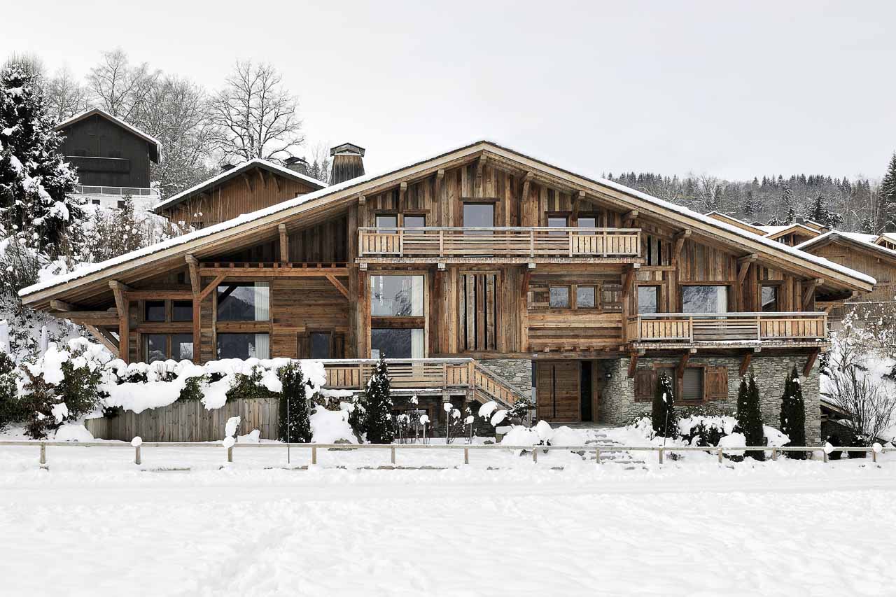 Exterior of Chalet Otoctone in Megeve