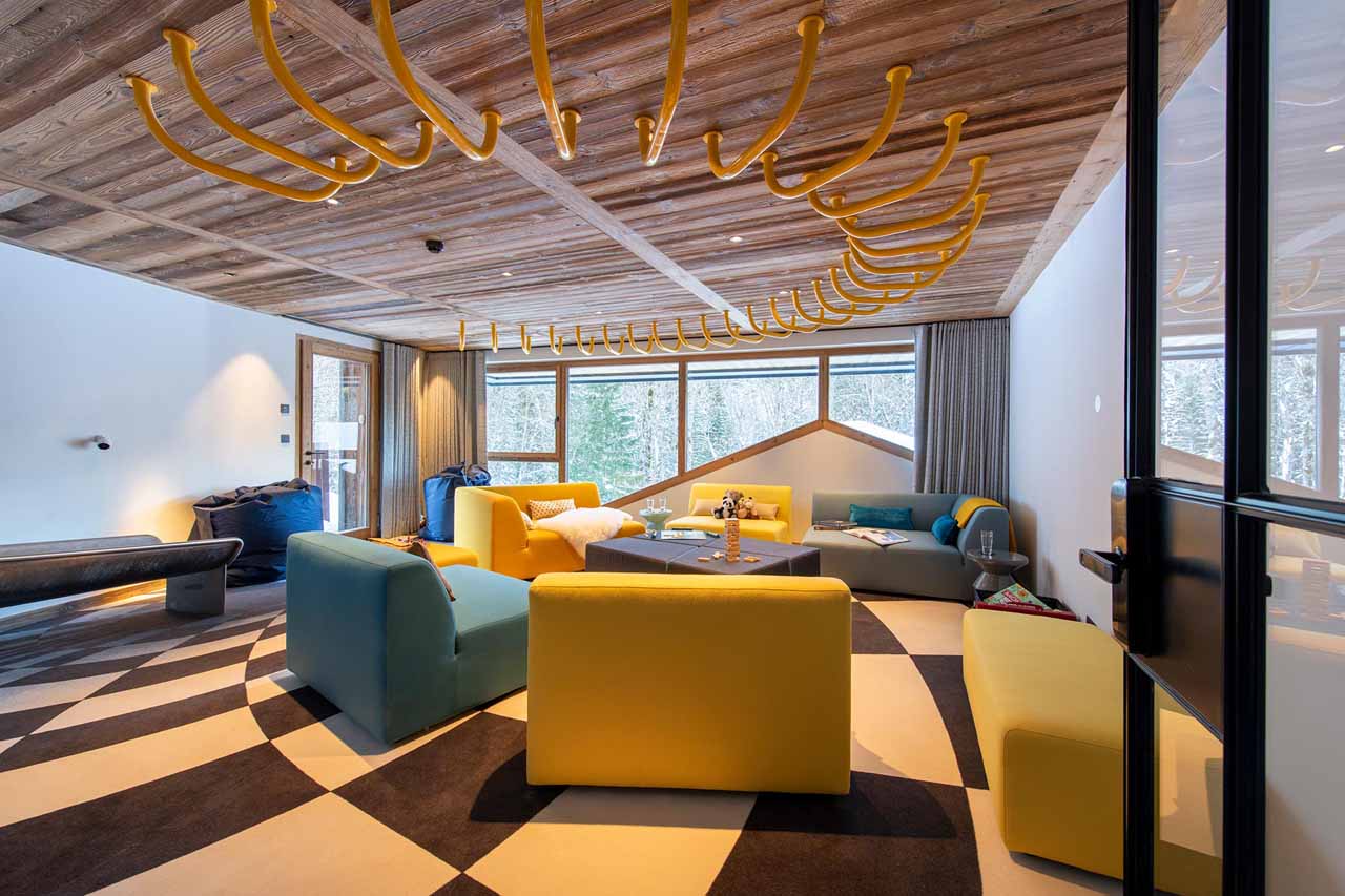 Games room at Chalet Tataali in Morzine