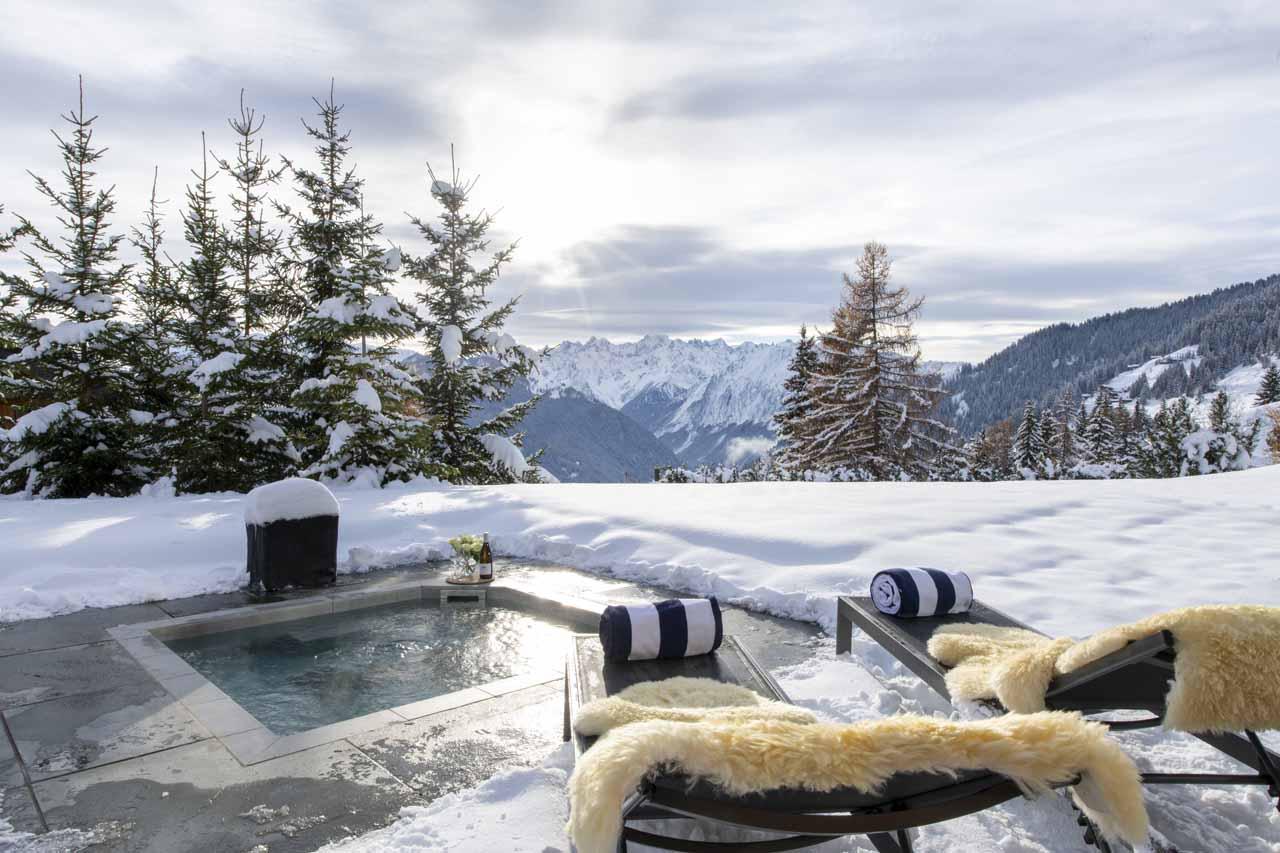 Hot tub at Chalet Teredo in verbier