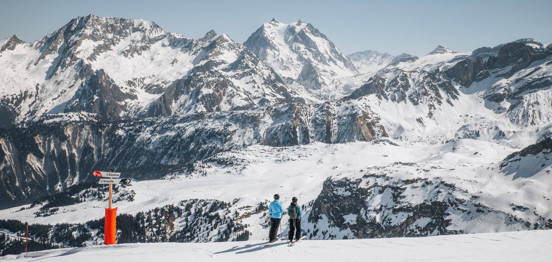 Skiing in Courchevel in the Three Valleys