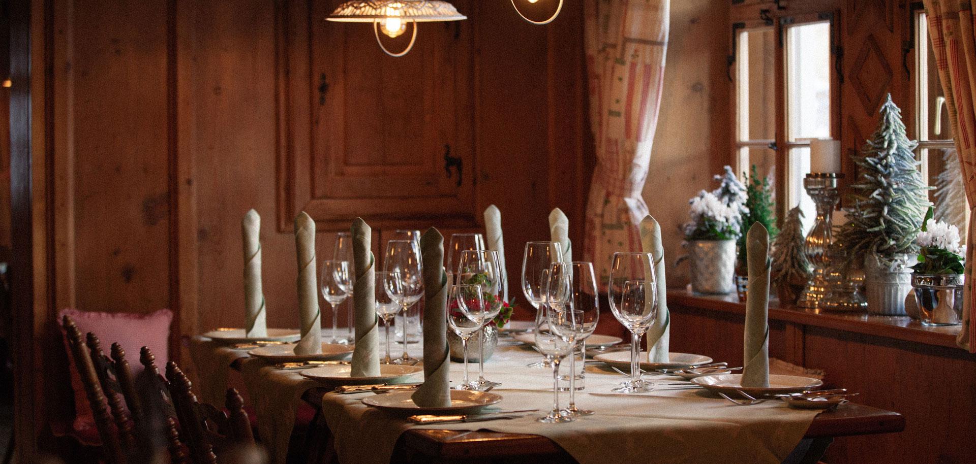 Die Stube restaurant in Lech