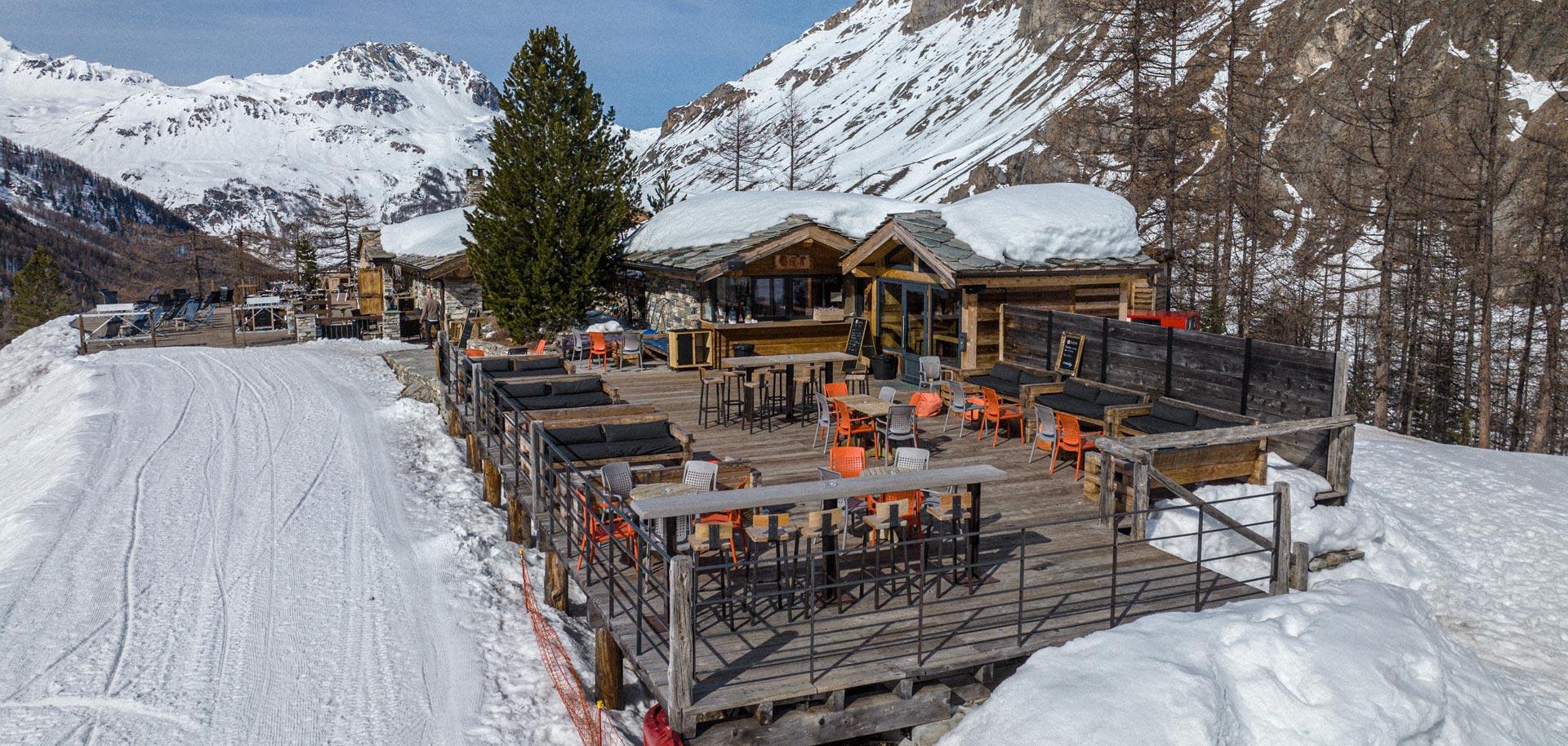 Edelweiss restaurant in Val d'Isere