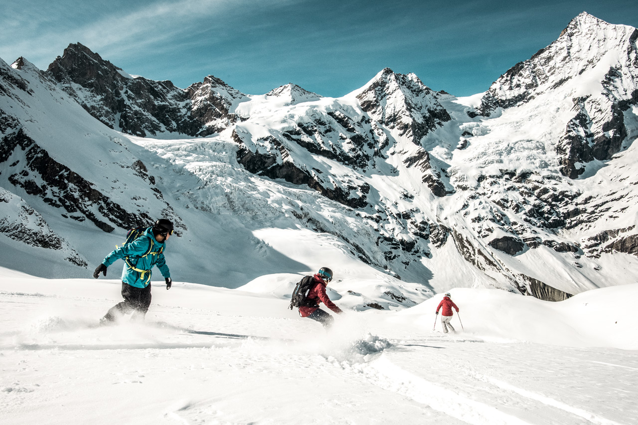 Freeriding in Zermatt
