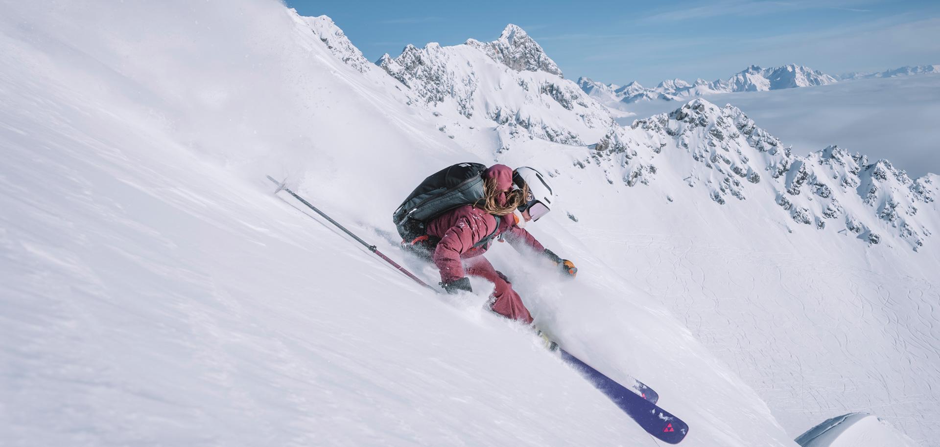 Free-ride skiing in St Anton