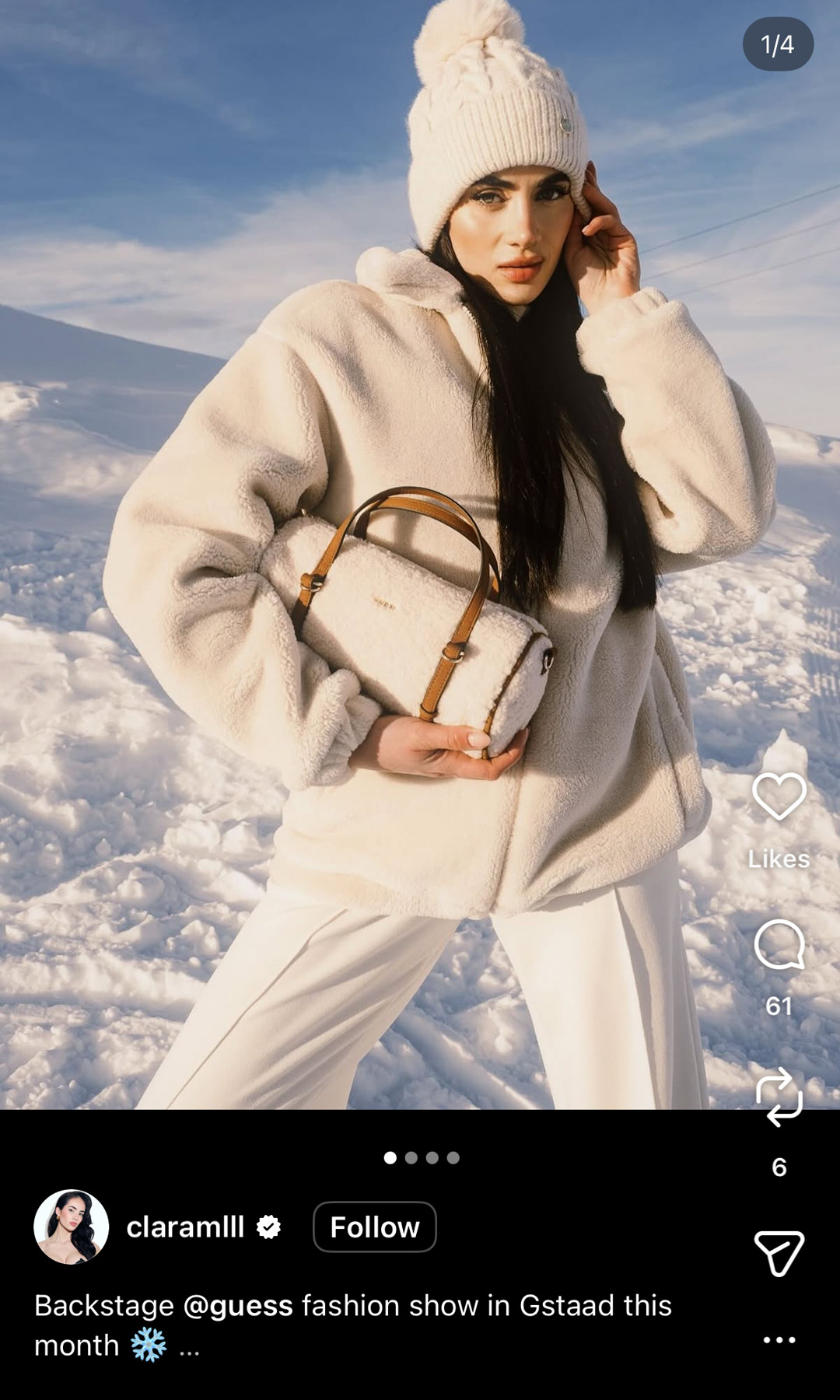 Guess fashion show in Gstaad