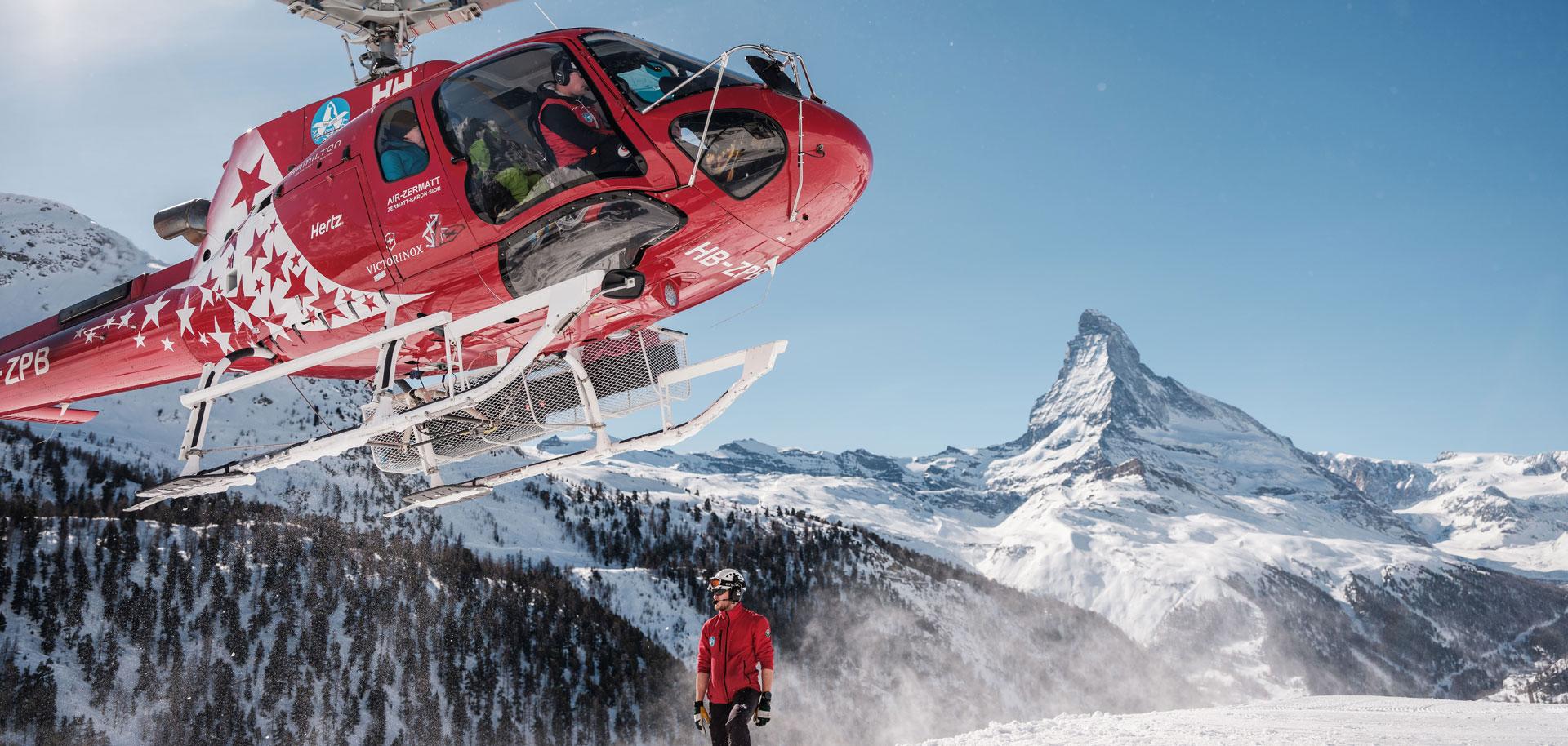 Heli Skiing in Zermatt