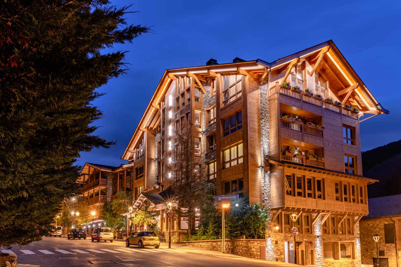 Exterior of Hermitage Mountain Residences in Soldeu