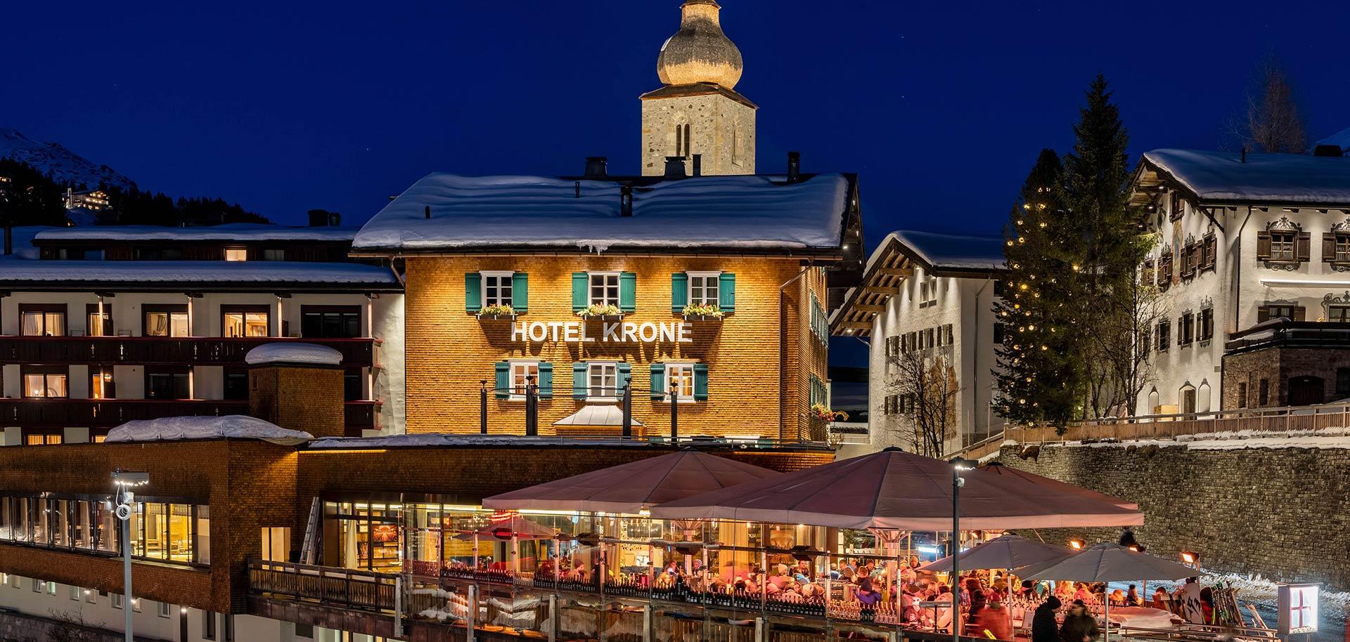 Hotel Krone Apres Ski Bar in lech