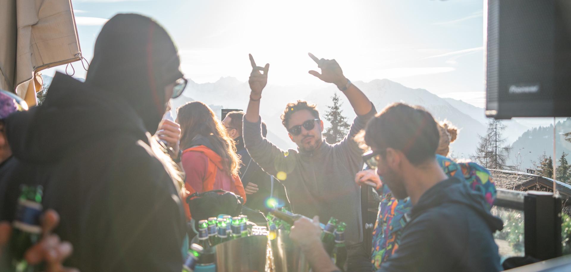 Le Rouge apres ski in Verbier
