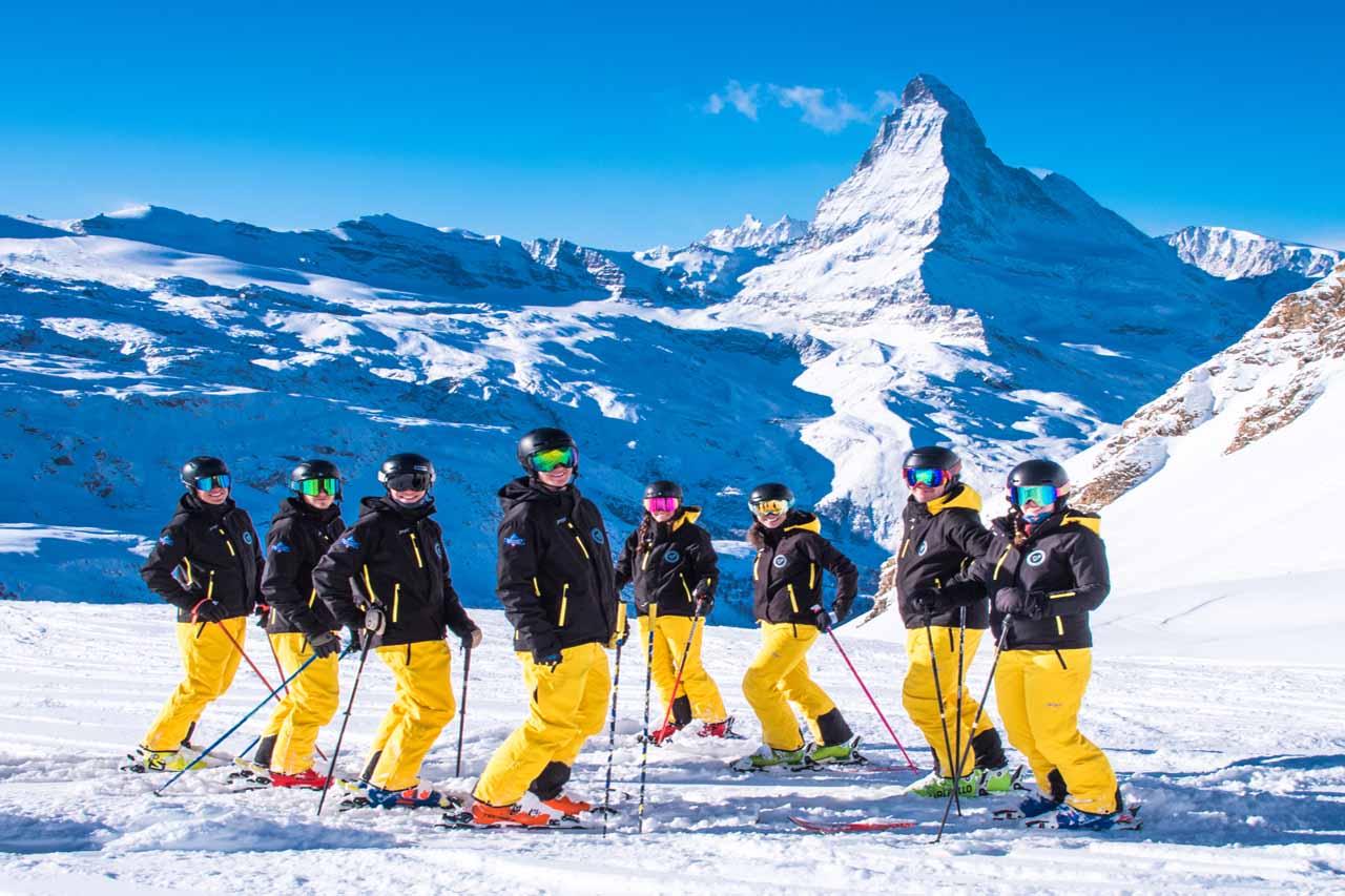 Matterhorn Diamonds ski school in Zermatt