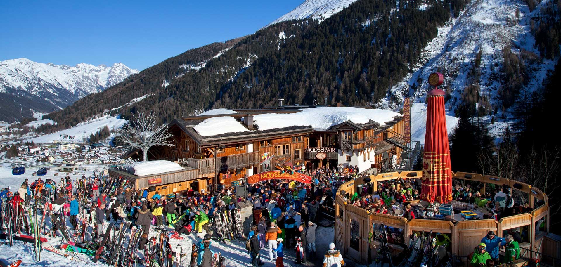Mooserwirt apres ski bar in St Anton